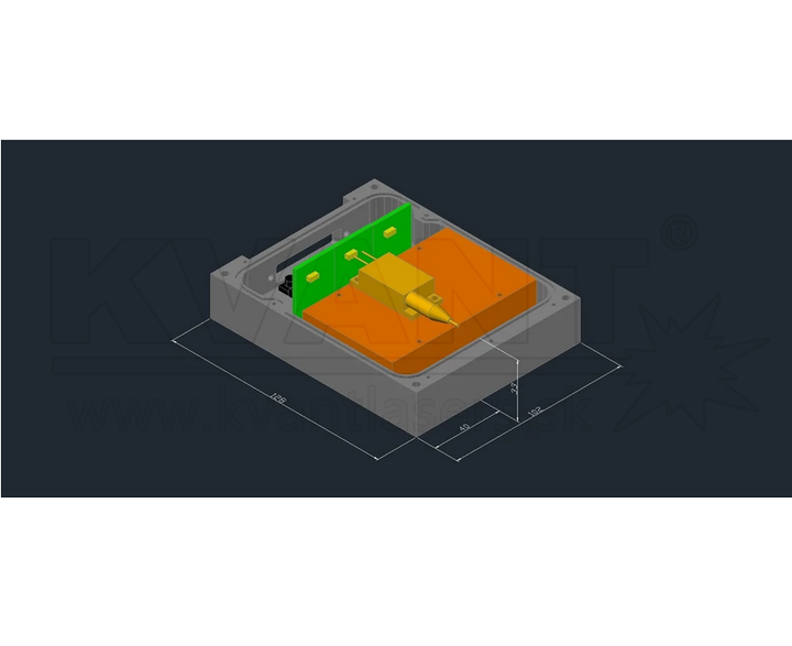 IR 976nm 20W fiber coupled laser